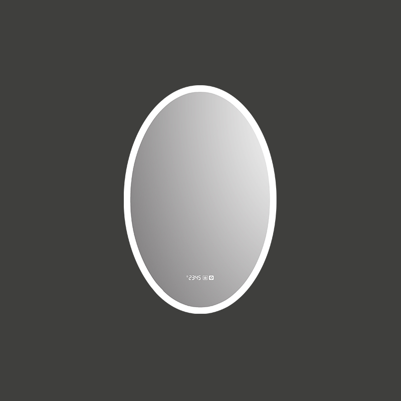 Mosmile Wall Mounted Oval LED Lighted Bathroom Mirror