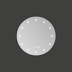 Mosmile Round Anti-fog Backlit Light LED Bathroom Illuminated Mirror