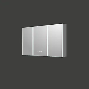 Mosmile Modern Wall Hanging LED Bathroom Mirror Cabinet