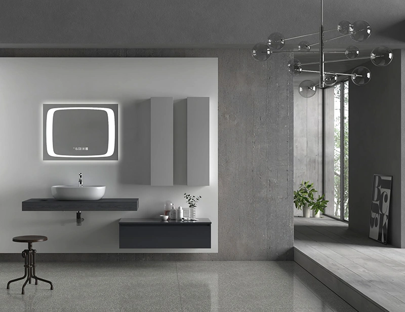 Mosmile Rectangle Anti-fog Touch LED Wall Hanging Bathroom Mirror