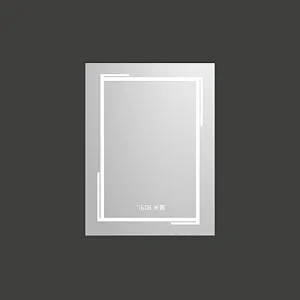 Mosmile Hotel Rectangle Wall Hanging LED Bathroom Mirror