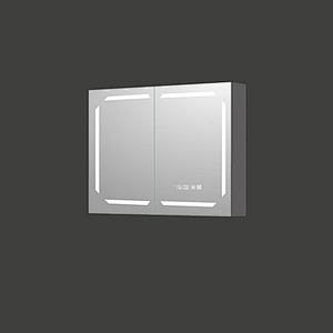 Mosmile Wall LED Lights Frameless Bathroom Mirror Cabinet