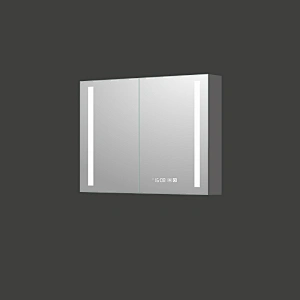 Mosmile Rectangle Aluminium Wall LED Bathroom Mirror Cabinet
