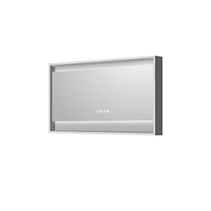 Mosmile LED Backlit Bathroom Mirror Cabinet with Shelf