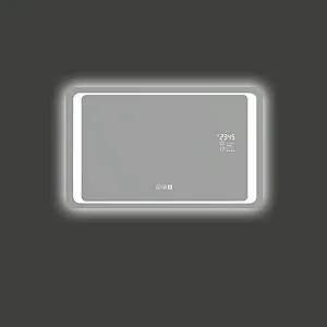 Mosmile Hotel Wall Hanging Weather LED Bathroom Mirror