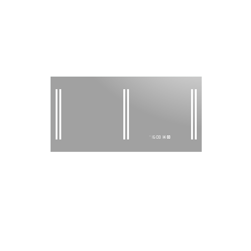 Mosmile Hotel Frameless Rectangle Anti-fog LED Bathroom Mirror