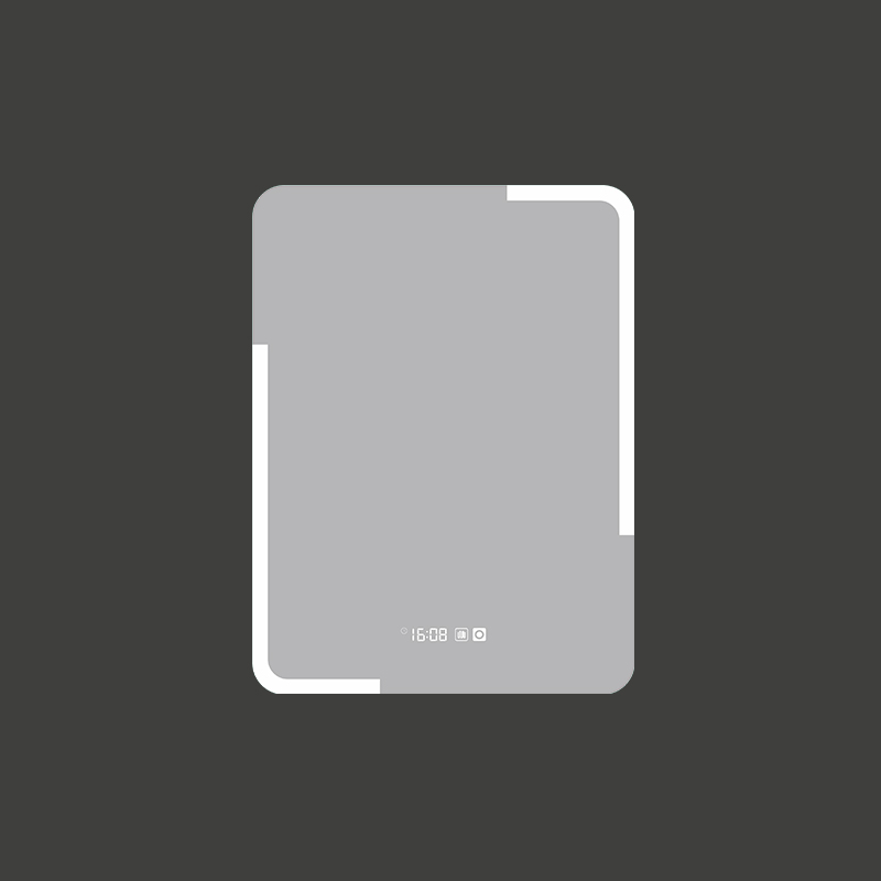 Mosmile Customized Rectangle LED Anti-fog Wall Bathroom Mirror