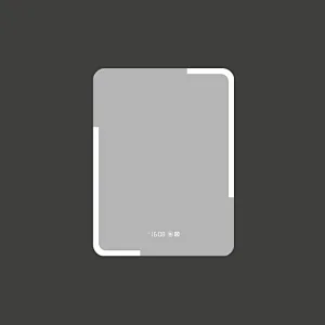 Mosmile Customized Rectangle LED Anti-fog Wall Bathroom Mirror