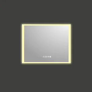 Mosmile Hotel Wall Touch Screen LED Lights Anti-fog Bathroom Mirror