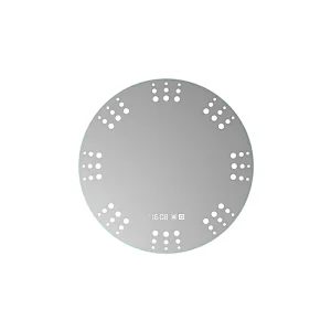 Mosmile Elegant Hotel Defogging Wall Round LED Bathroom Mirror