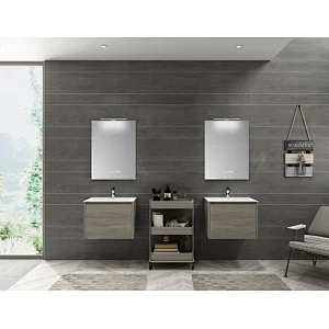Mosmile Rectangle Anti-fog LED Light Panel Bathroom Mirror