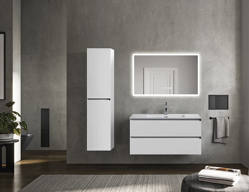 Mosmile Modern Wall Rectangle LED Anti-fog Bathroom Mirror