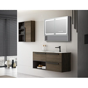 Mosmile LED Frameless Decorative Bathroom Mirror Cabinet