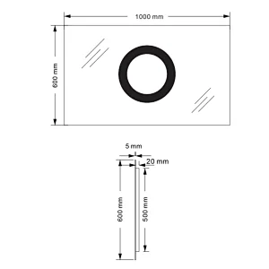 Mosmile Hotel Wall Mounted Touch LED Weather Bathroom Mirror