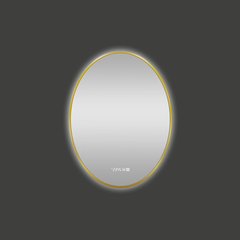 Mosmile Anti-fog Framed Oval LED Backlit Bathroom Mirror