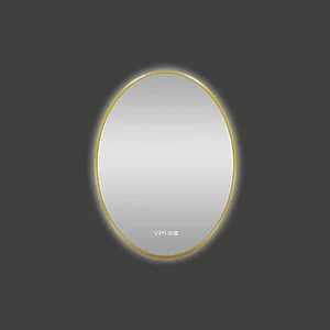 Mosmile Anti-fog Framed Oval LED Backlit Bathroom Mirror