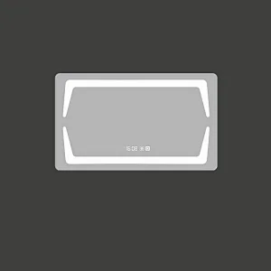 Mosmile Wall Hanging Hotel Anti-fog Bathroom Mirror with LED Backlit Light