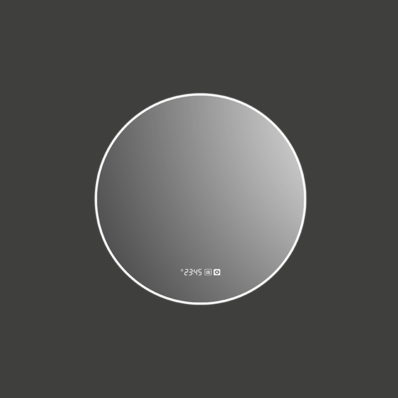 Mosmile Hotel Frameless Anti-fog LED Round Bathroom Mirror