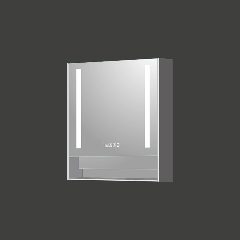 Mosmile Cheap Storage LED Aluminium Bathroom Mirror Cabinet