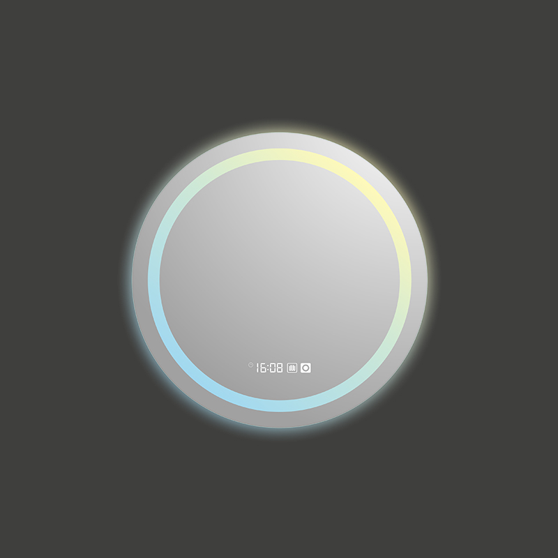 Mosmile Anti-fog LED Backlit Round Bathroom Illuminated Mirror