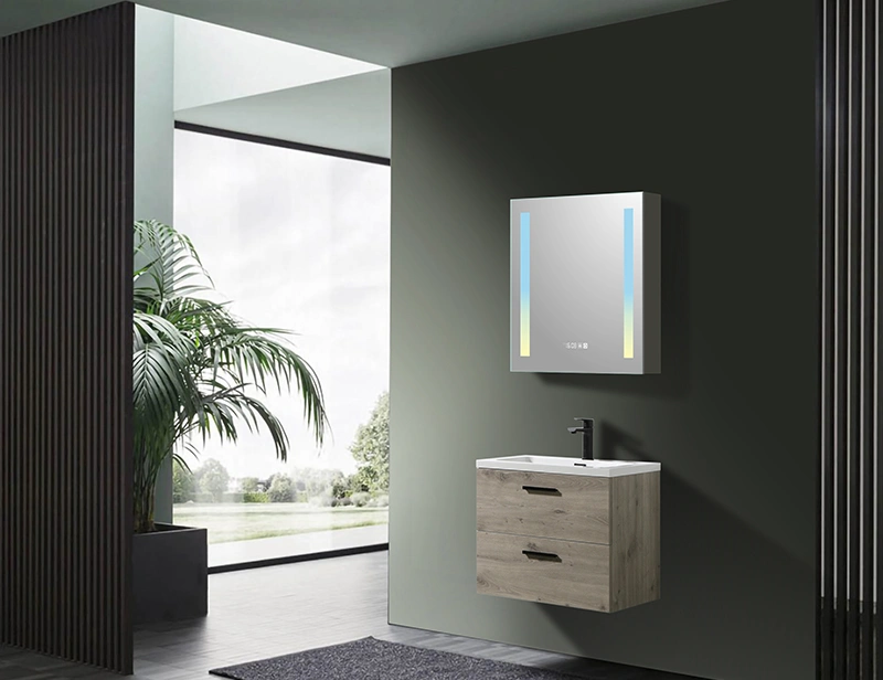Mosmile Dimming Frameless LED Bathroom Mirror Cabinet