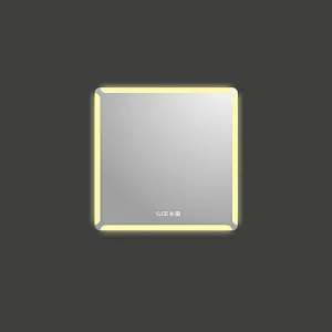 Mosmile Modern Illuminated Square LED Bathroom Mirror