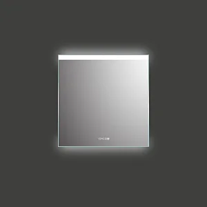Mosmile Frameless Square LED Bathroom Mirror with Fog Resistant