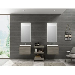 Mosmile Rectangle Wall Framed LED Lighted Bathroom Mirror
