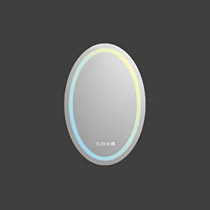 Mosmile Hotel Anti-fog LED Dimming Oval Bathroom Mirror