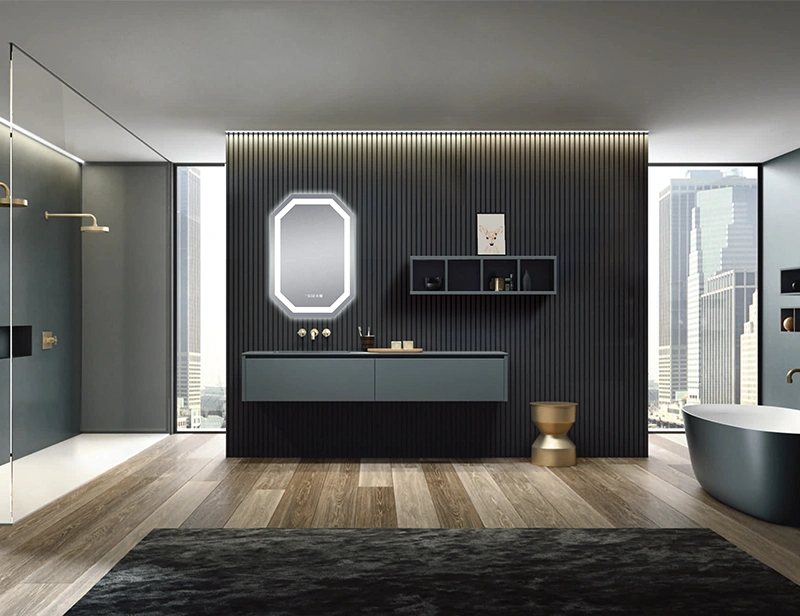Mosmile Customized Wall LED Lights Anti-fog Bathroom Mirror