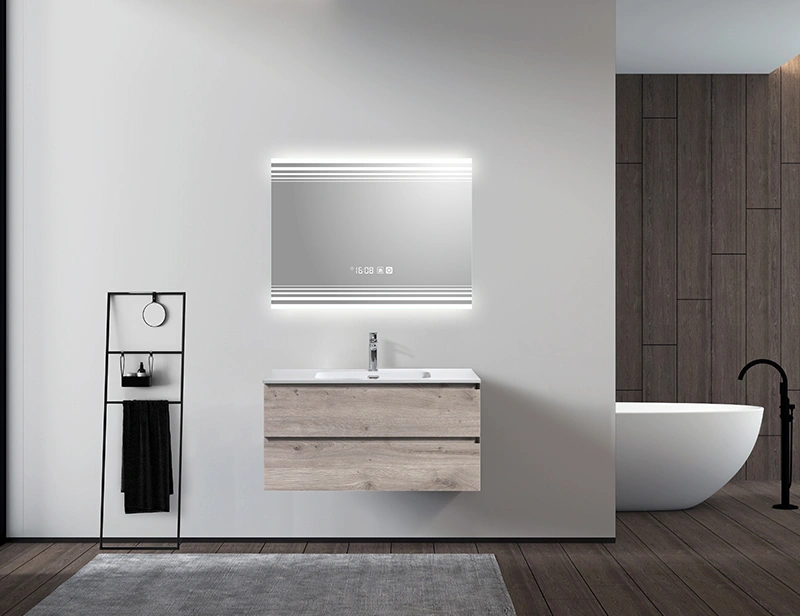 Mosmile Hotel Rectangle Defogging Wall LED Bathroom Mirror