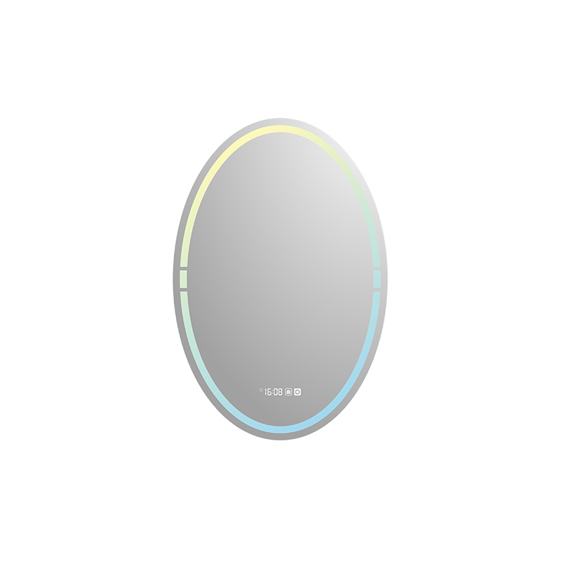 Mosmile Hotel Illuminated Dimming LED Oval Bathroom Mirror