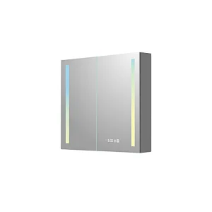 Mosmile Elegant Wall Anti-fog LED Bathroom Mirror Cabinet