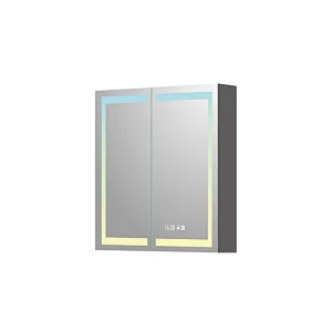 Mosmile Hotel Wall Mounted LED Bathroom Mirror Cabinet