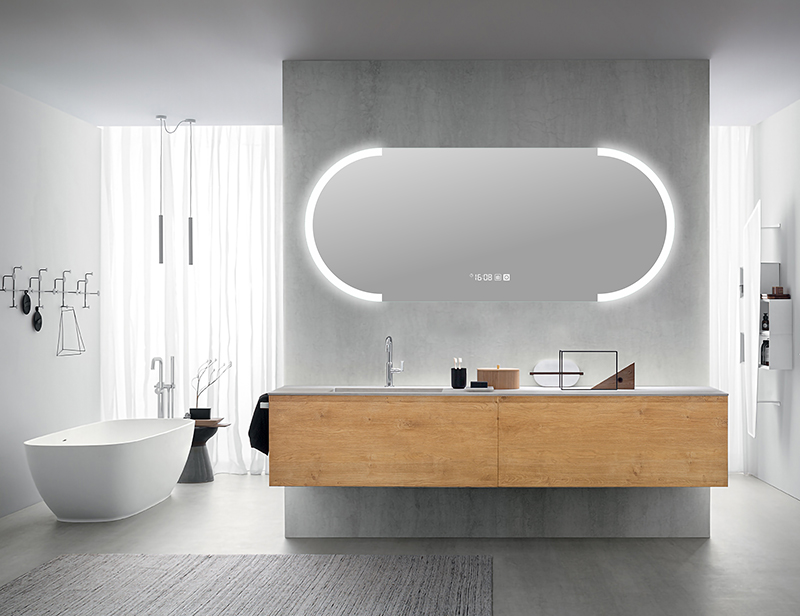 Mosmile LED Light Anti-fog Illuminated Bathroom Mirror