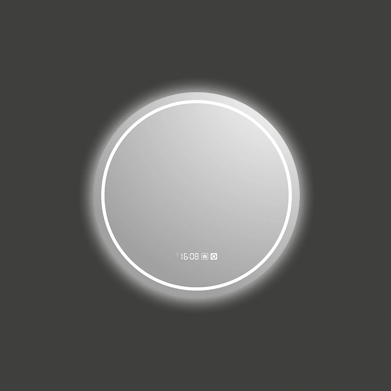 Mosmile Hotel Round Wall Mounted Touch LED Bathroom Mirror