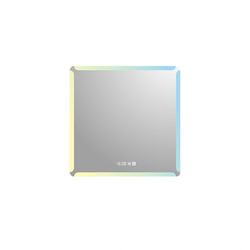 Mosmile Touch Screen Square LED Dimming Bathroom Mirror