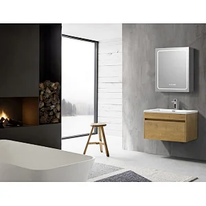 Mosmile Illuminated Frameless LED Bathroom Mirror Cabinet
