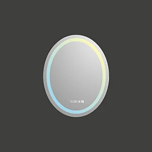 Mosmile Hotel Defogging Oval LED Backlit Bathroom Mirror