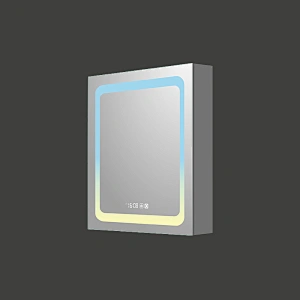 Mosmile Hotel Wall LED Bathroom Illuminated Mirror Cabinet