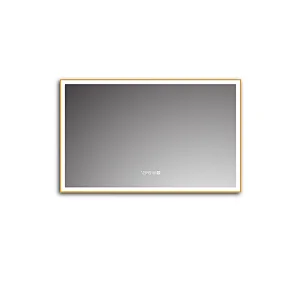 Mosmile Anti-fog Wall Plastic Framed LED Bathroom Mirror