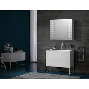 Mosmile Wall Laser LED Aluminium Bathroom Mirror Cabinet
