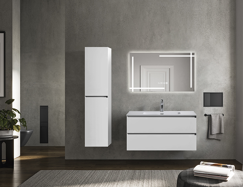 Mosmile Modern Anti-fog Rectangle LED Bathroom Illuminated Mirror