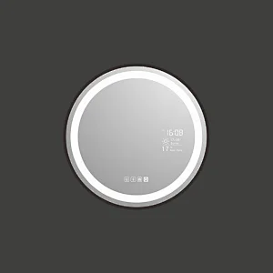 Mosmile Hotel LED Framed Round Bluetooth Bathroom Mirror