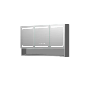Mosmile Wall Hanging Frameless LED Light Bathroom Mirror Cabinet