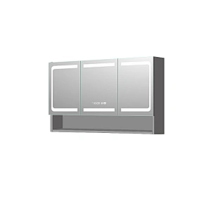 Mosmile Wall Hanging Frameless LED Light Bathroom Mirror Cabinet