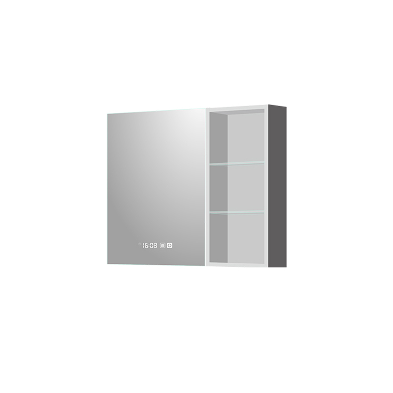Mosmile Wall LED Backlit Bathroom Mirror Cabinet with Shelf