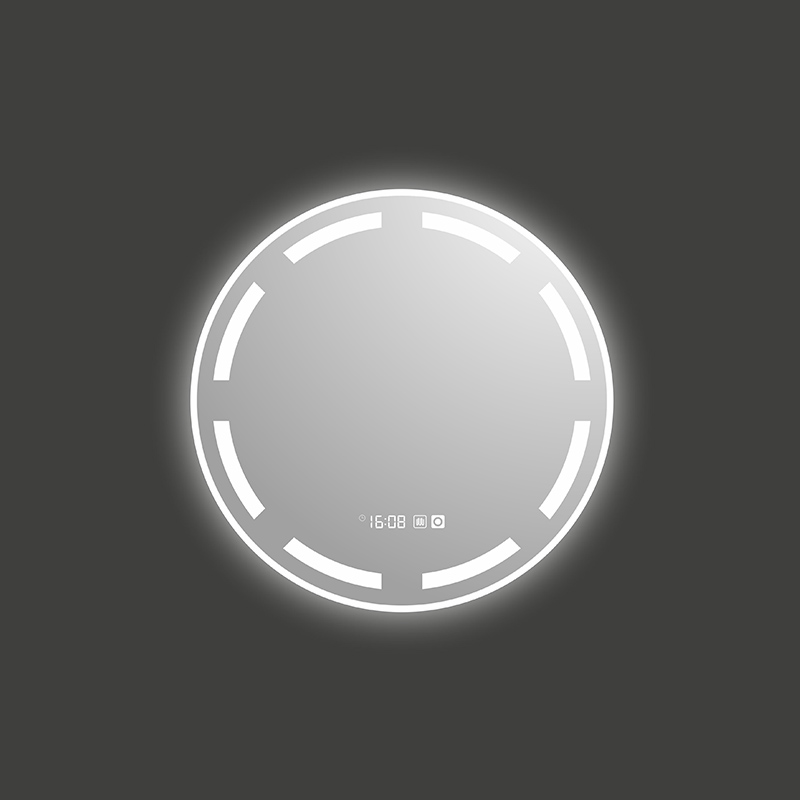 Mosmile Round LED Light  Anti-fog Bathroom Illuminated Mirror