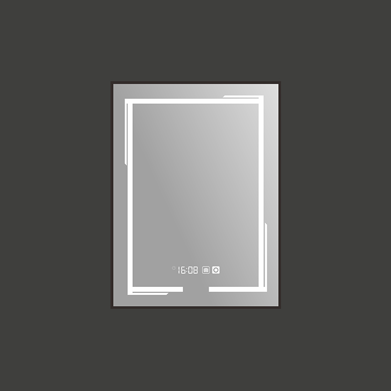 Mosmile Rectangle LED Anti-fog Plastic Framed Bathroom Mirror
