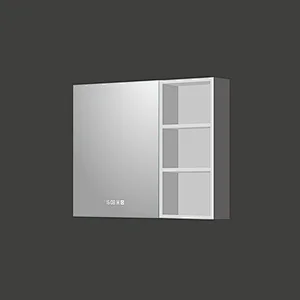 Mosmile Modren LED Backlit Bathroom Mirror Cabinets with Shelf